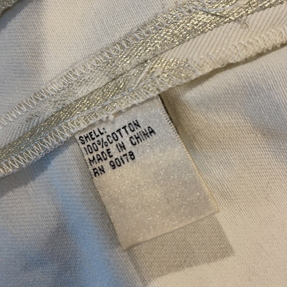 😎 Cool & Fun | White & Gold Jean Jacket 😎 - Picture 10 of 12